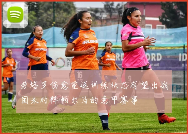 劳塔罗伤愈重返训练状态有望出战国米对阵帕尔马的意甲赛事